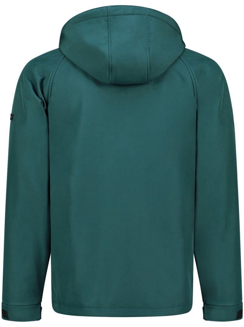Giacca softshell idrorepellente con cappuccio tamigoloreak – canadian peak Verde scuro - Kiabi