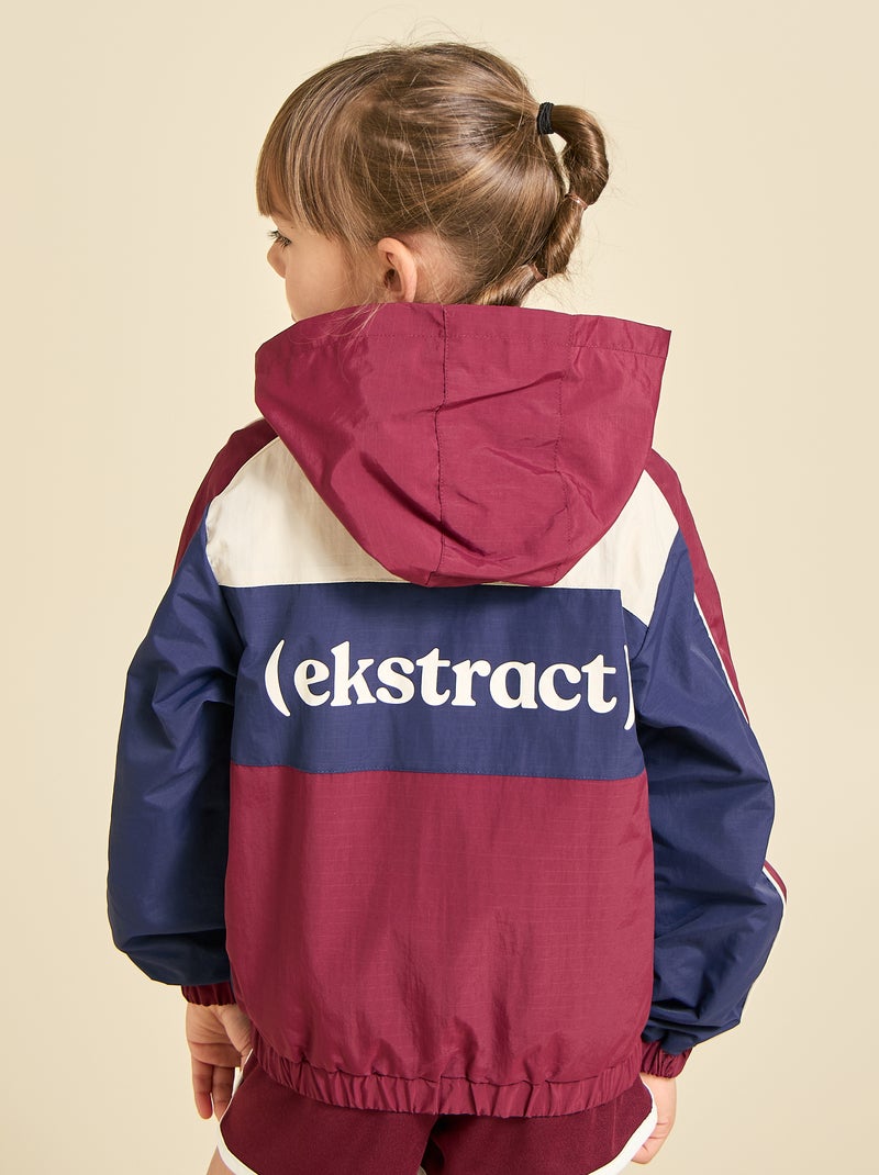 Giacca sportiva con cappuccio - ekstract Rosso - Kiabi