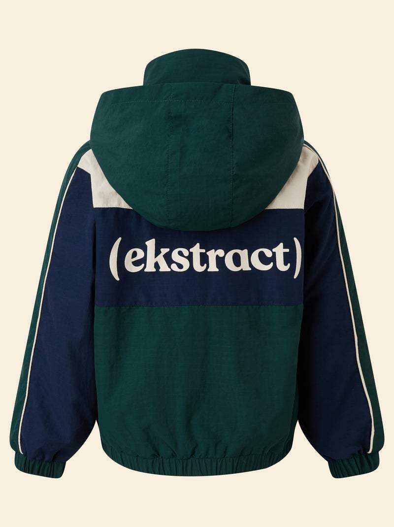Giacca sportiva con cappuccio - ekstract Verde - Kiabi