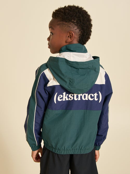 Giacca sportiva con cappuccio - ekstract - Kiabi Giacca sportiva con cappuccio - ekstract - Kiabi