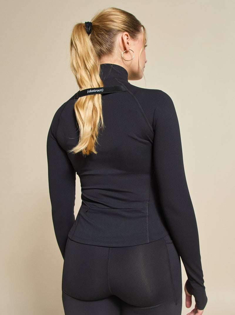 Giacca sportiva con zip - (ekstract) Nero - Kiabi