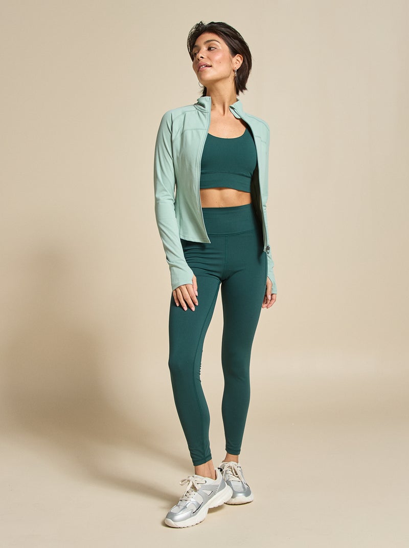 Giacca sportiva con zip - (ekstract) Verde - Kiabi