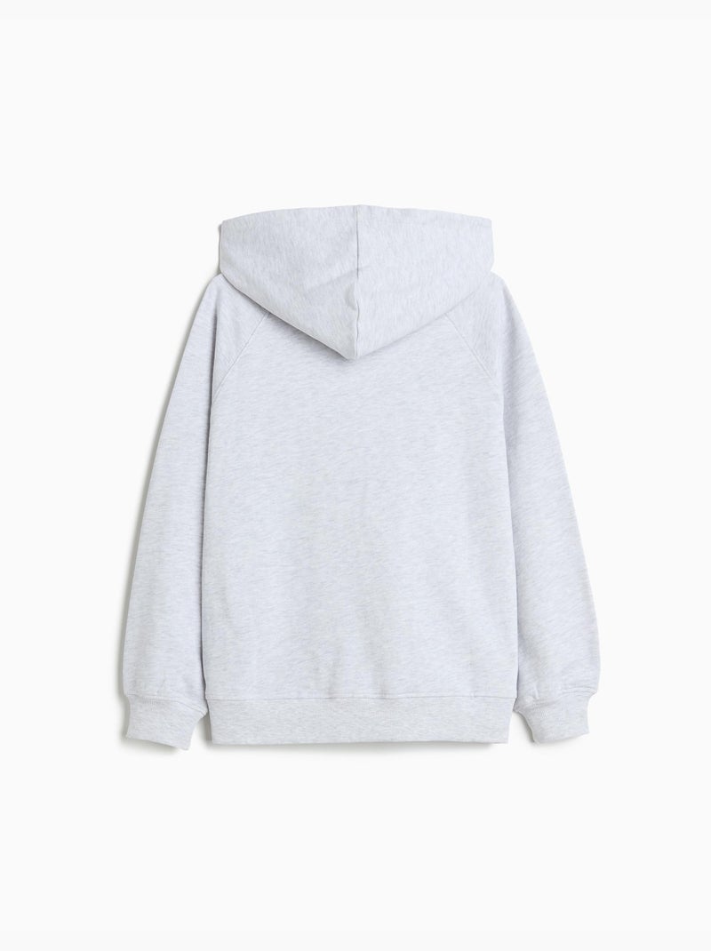 Giacca spugna con cappuccio, MO Fashion Grigio - Kiabi