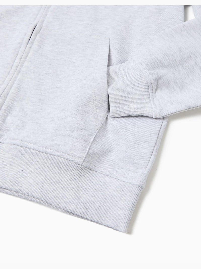 Giacca spugna con cappuccio, MO Fashion Grigio - Kiabi