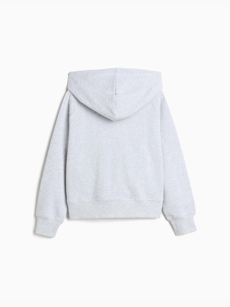 Giacca spugna con cappuccio, MO Fashion Grigio - Kiabi