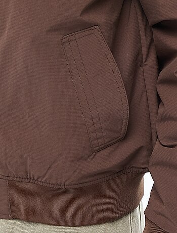 Giubbotto stile aviatore con tasca zippata sulla manica