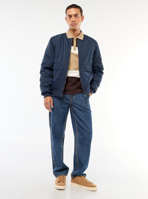 Giacca stile aviatore con tasche a soffietto a doppia entrata - Kiabi