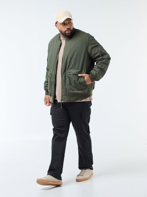 Giacca stile aviatore effetto satinato - Kiabi