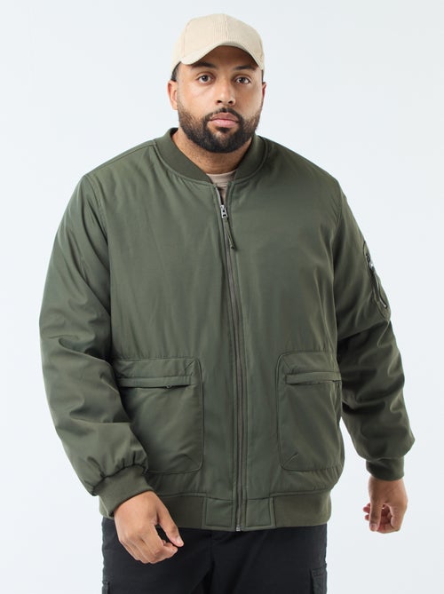 Giacca stile aviatore effetto satinato - Kiabi