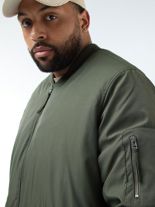 Giacca stile aviatore effetto satinato - Kiabi