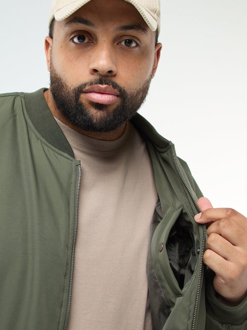 Giacca stile aviatore effetto satinato - Kiabi