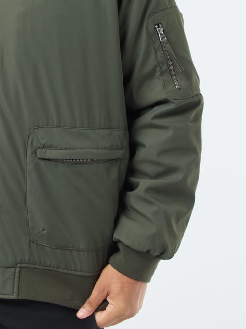 Giacca stile aviatore effetto satinato - Kiabi