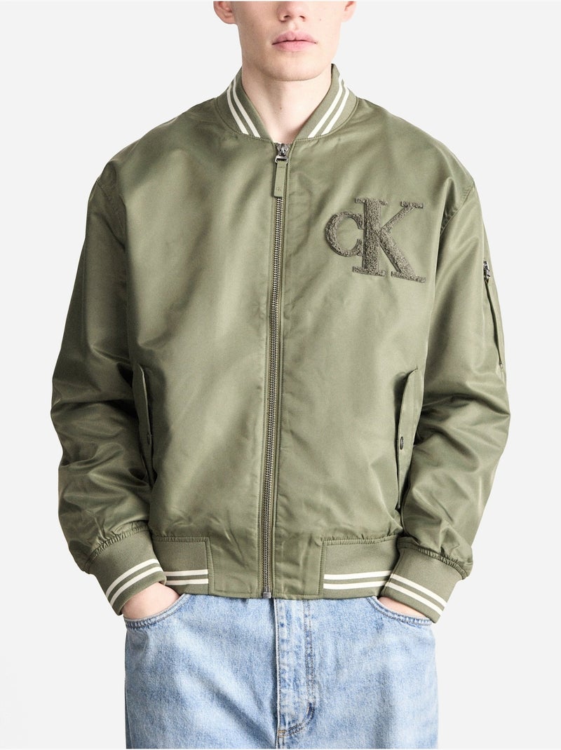 Giacca stile bomber - Calvin Klein Verde scuro - Kiabi