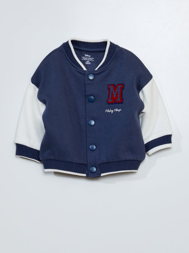 Giacca stile college 'Disney' 'Topolino' BLU - Kiabi