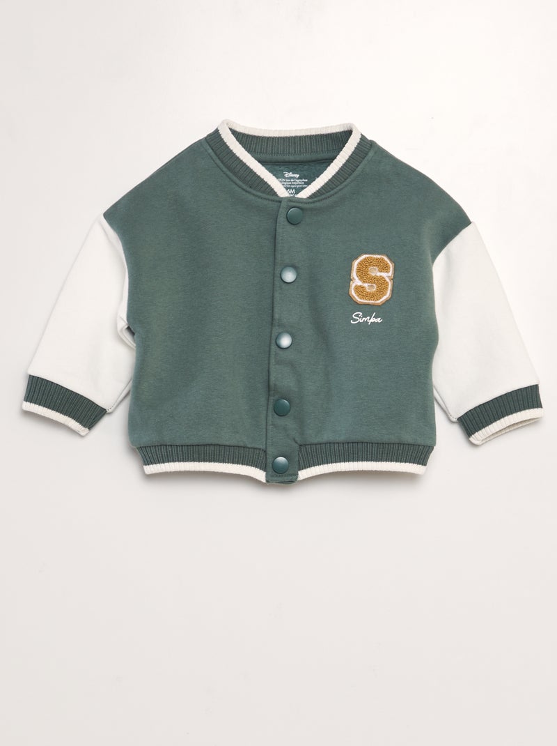 Giacca stile college 'Disney' 'Topolino' VERDE - Kiabi