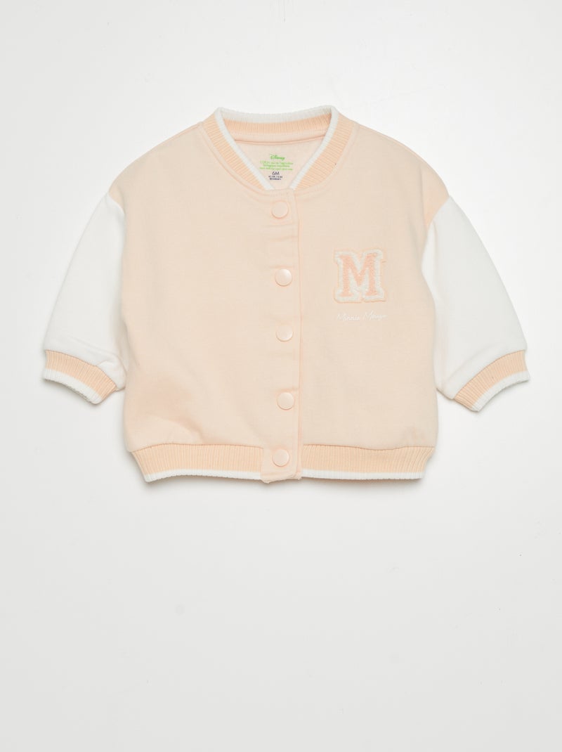 Giacca stile college 'Minnie Mouse' 'Disney' ROSA - Kiabi