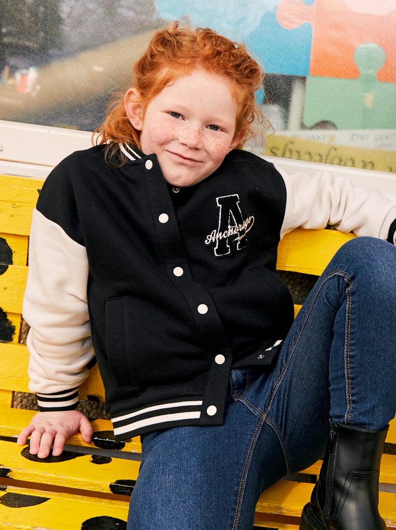 Giacca stile college NERO - Kiabi