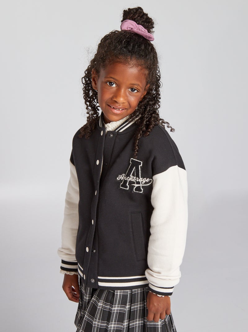 Giacca stile college NERO - Kiabi