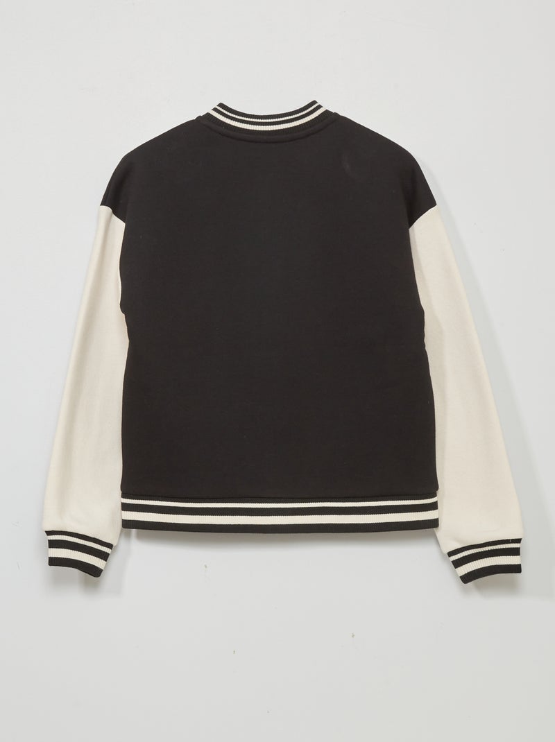 Giacca stile college NERO - Kiabi