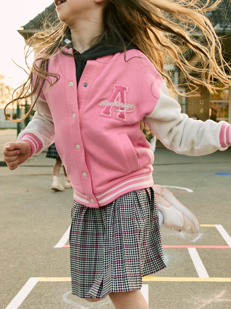 Giacca stile college Rosa - Kiabi
