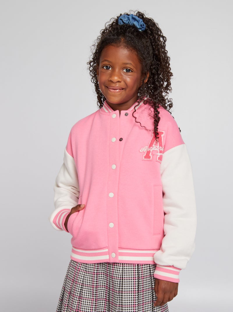 Giacca stile college Rosa - Kiabi