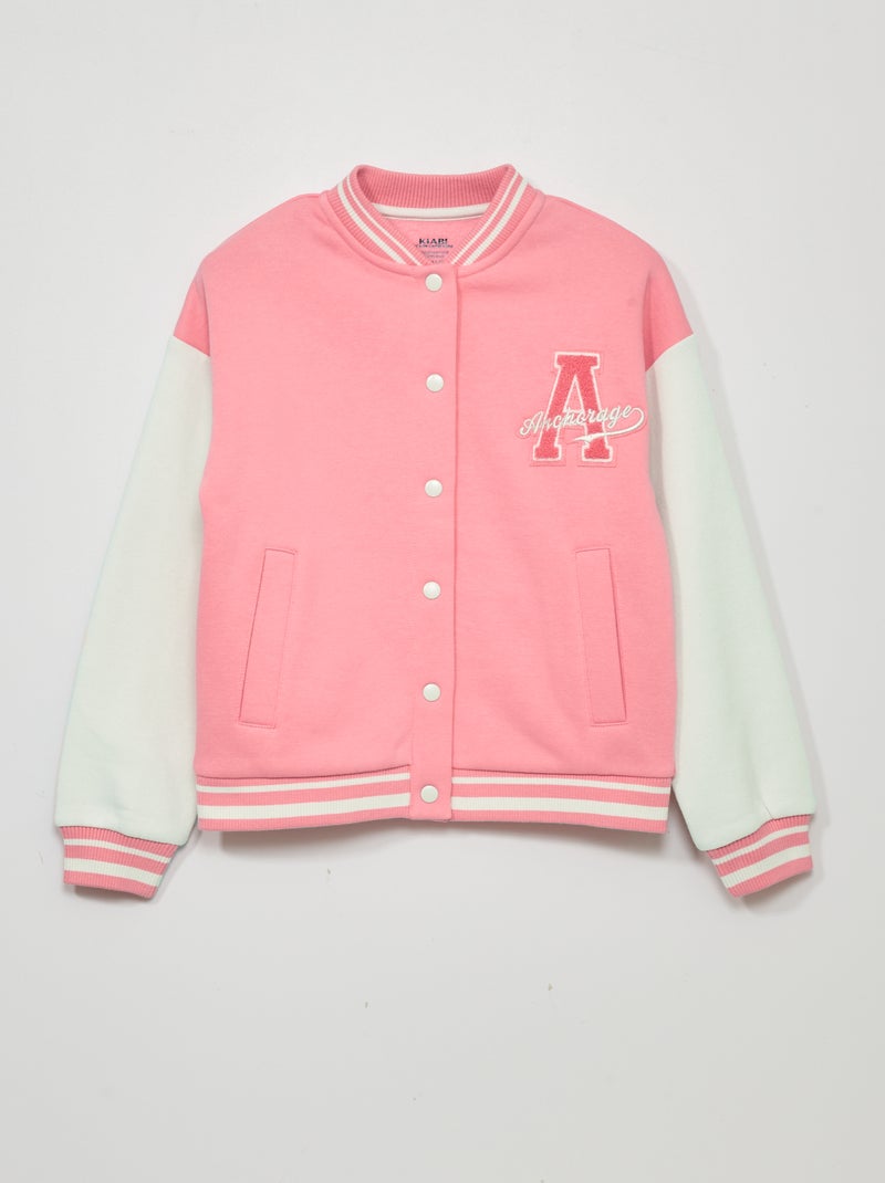 Giacca stile college Rosa - Kiabi