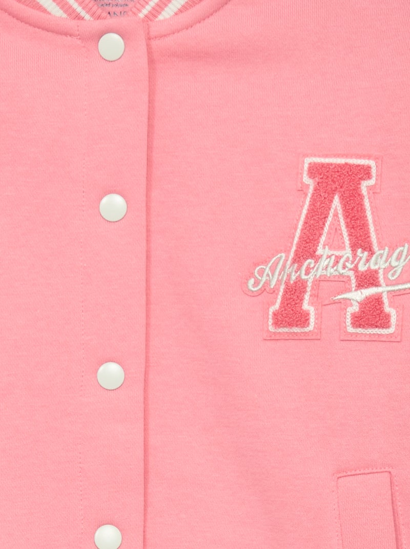 Giacca stile college Rosa - Kiabi