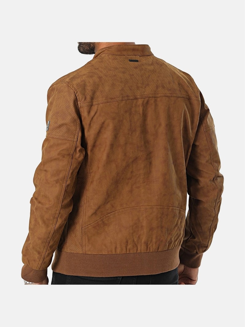 Giacca stile motociclista - Kaporal Beige - Kiabi