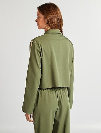 Giacca stile sportivo con zip