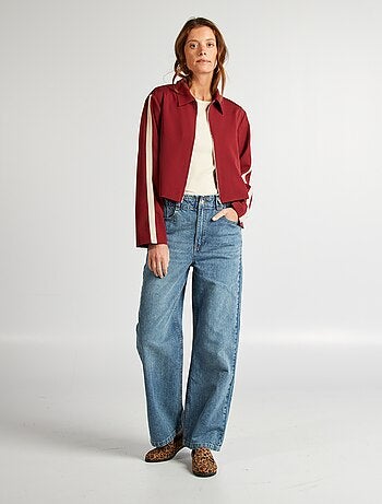 Giacca stile sportivo con zip