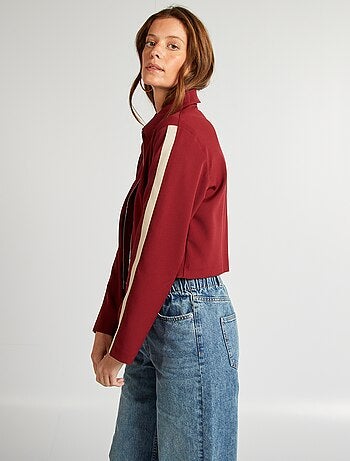 Giacca stile sportivo con zip