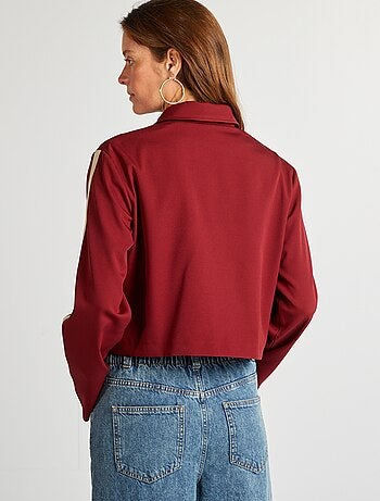 Giacca stile sportivo con zip