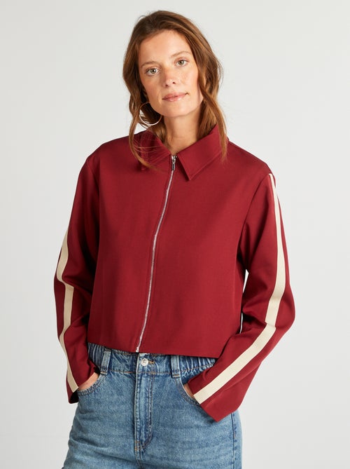 Giacca stile sportivo con zip - Kiabi