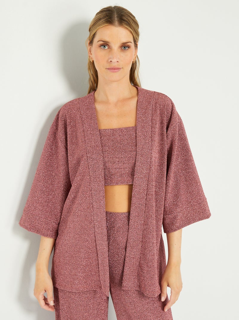 Giacca taglio kimono ROSA - Kiabi