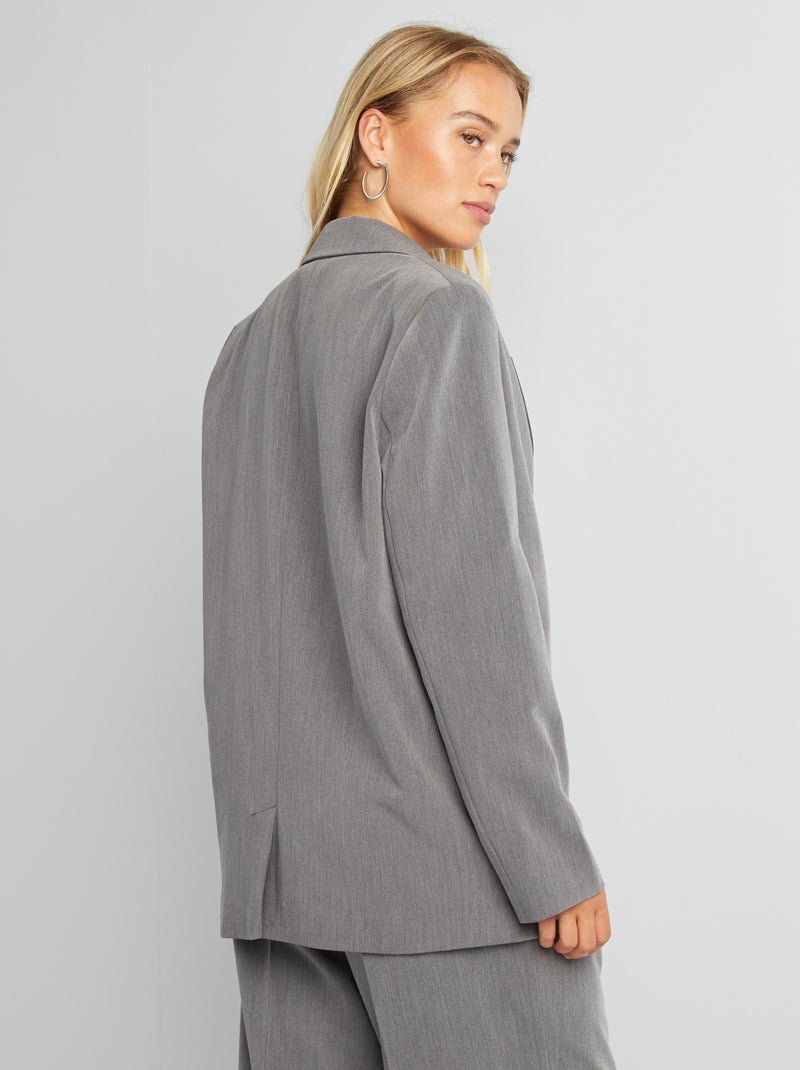 Giacca tailleur ampia GRIGIO - Kiabi