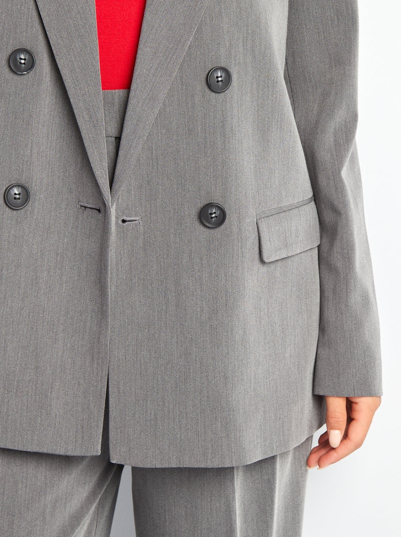 Giacca tailleur ampia GRIGIO - Kiabi