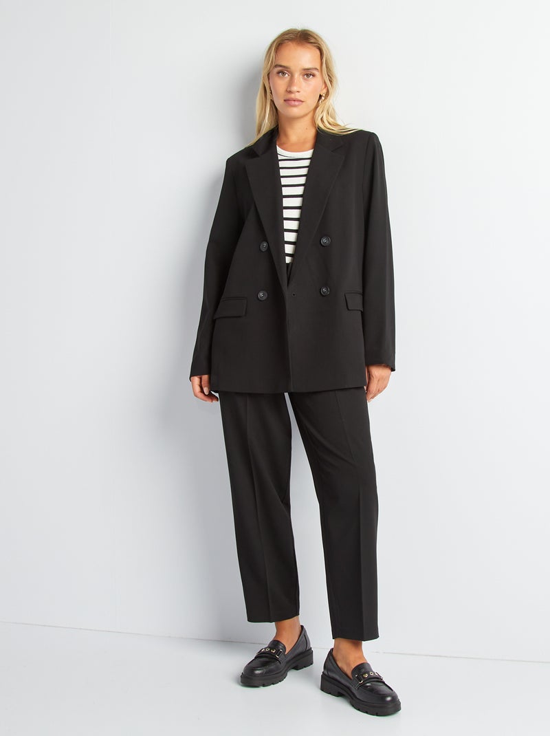 Giacca tailleur ampia nero - Kiabi