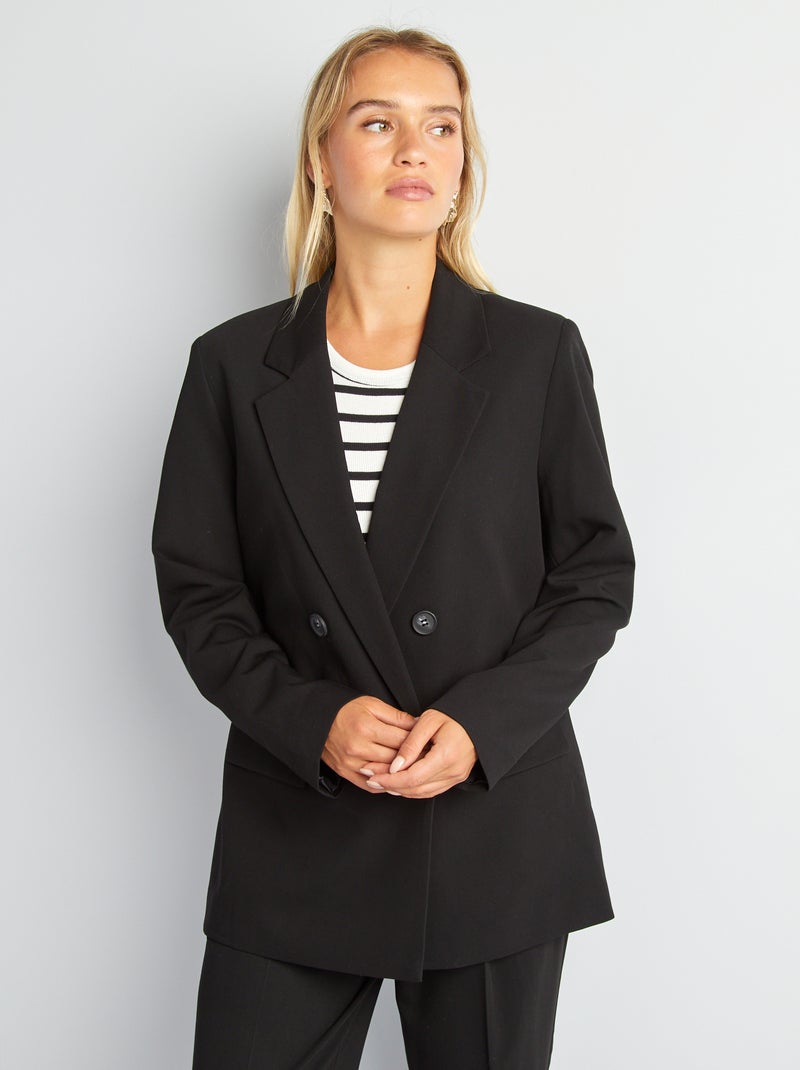 Giacca tailleur ampia nero - Kiabi