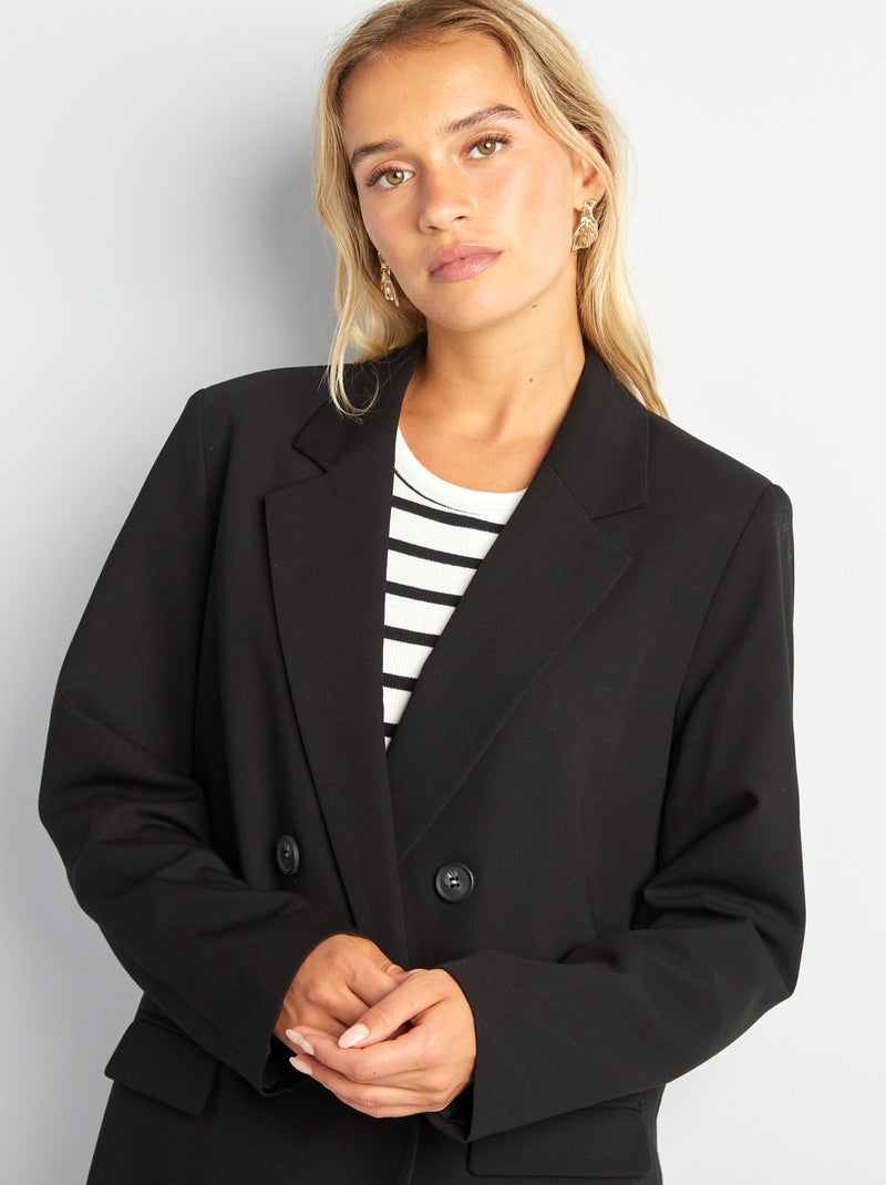 Giacca tailleur ampia nero - Kiabi