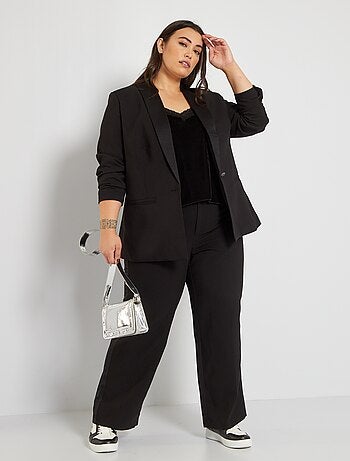 Donna Abbigliamento da Giacche da Giacche sportive Blazer con scollo profondoYohji Yamamoto in Cotone di colore Nero eleganti e blazer 