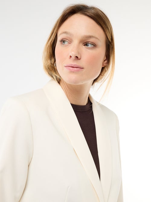 Giacca tailleur con collo a scialle - Kiabi