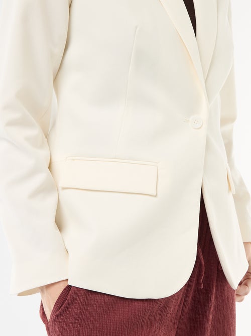 Giacca tailleur con collo a scialle - Kiabi