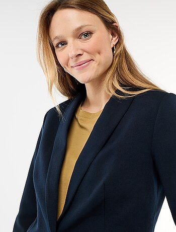 Giacca tailleur con collo a scialle