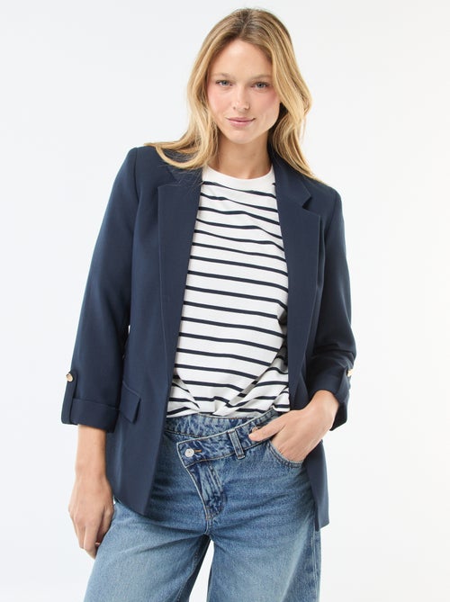 Giacca tailleur con maniche a 3/4 a pannelli liberi - Kiabi