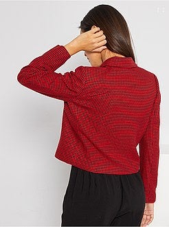 Giacca tailleur con stampa mini pied-de-poule - Kiabi