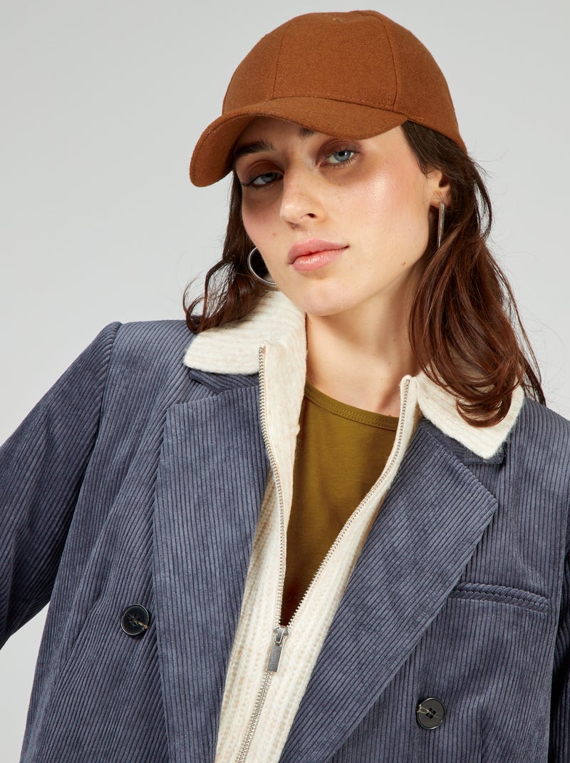 Giacca tailleur in velluto BLU - Kiabi