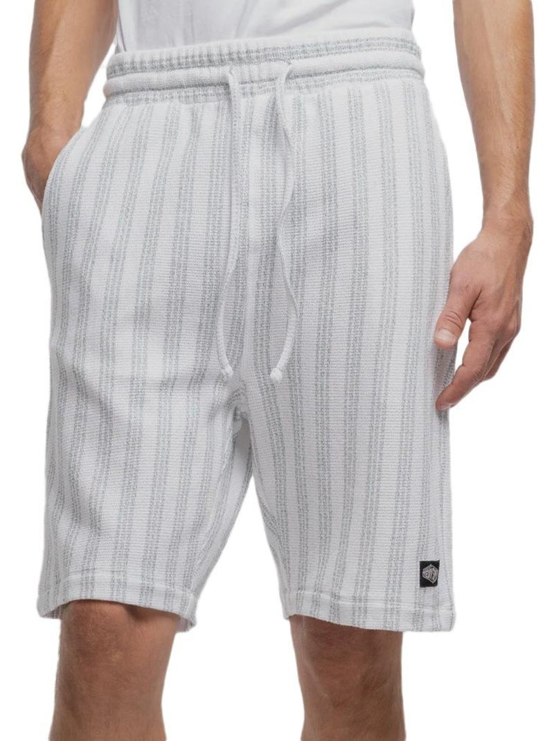 Giacca teddy smith da uomo, corta, Bianco Grigio - Kiabi