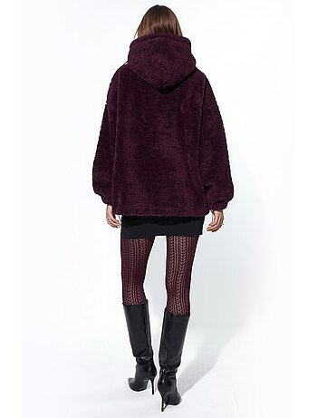 Giacca testurizzata con cappuccio oversize hiccup