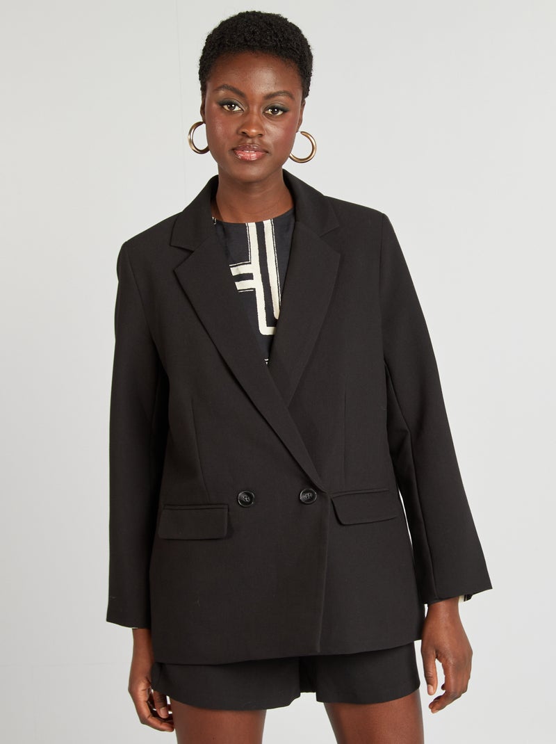 Giacca tipo blazer modello ampio nero - Kiabi