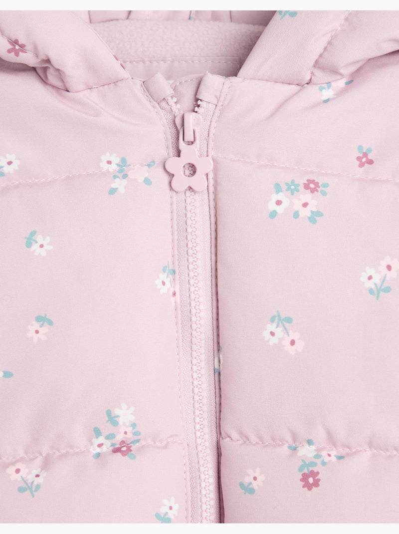 Giacca trapuntata a fiori, mo fashion Rosa - Kiabi